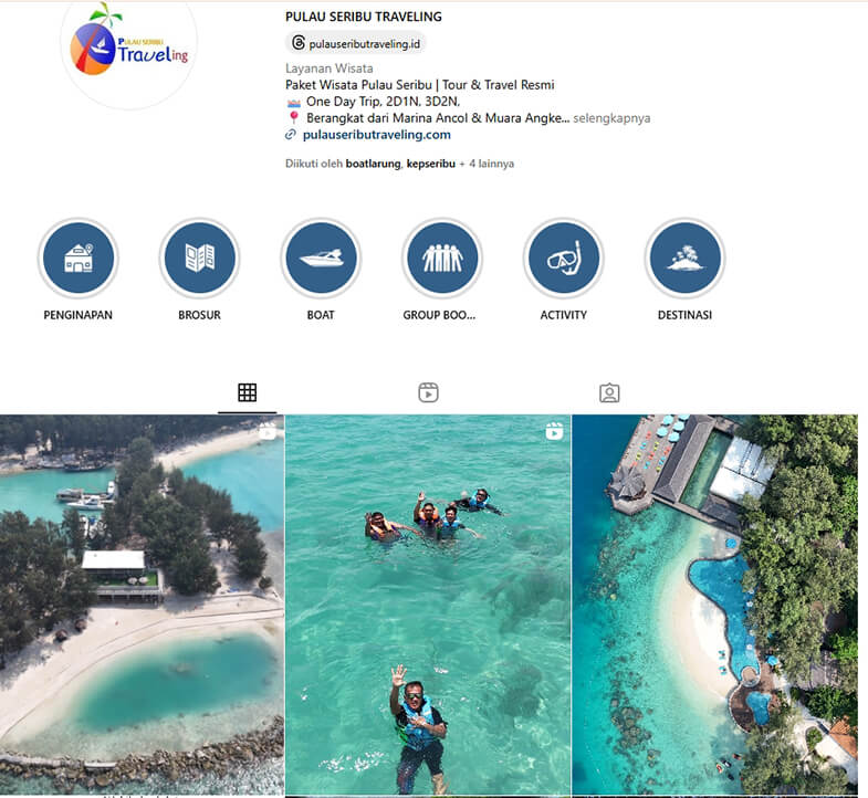 Instagram Pulau Seribu